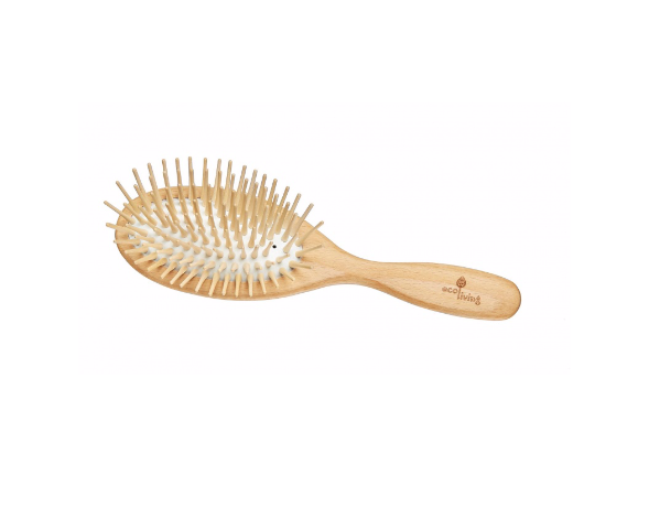 Hairbrush (XL) with Wooden Pins | EcoLiving