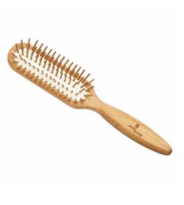 Hairbrush with Wooden Pins (Rectangular)  | EcoLiving 