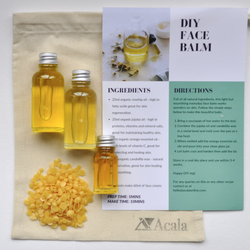 Make Your Own Face Cream | Gift Bag from Acala