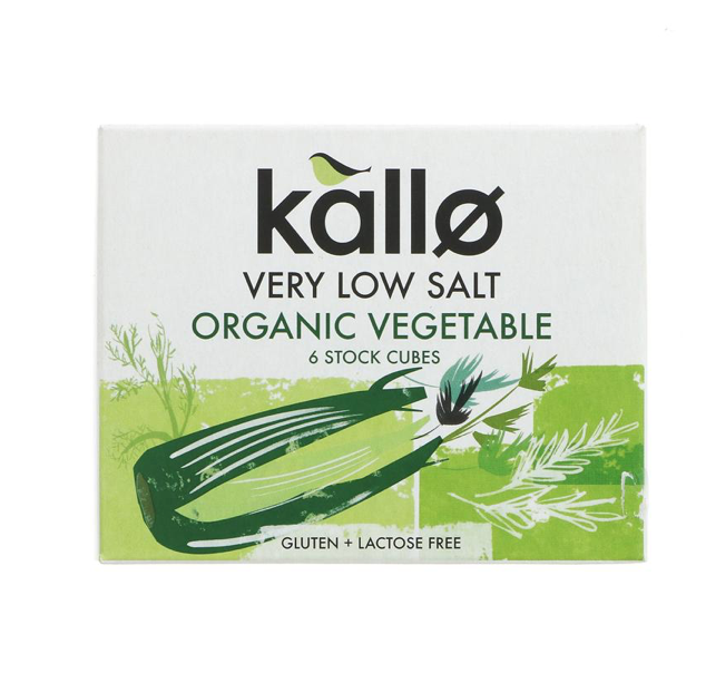 GF Low Salt Vegetable Stock Cubes | Organic & Vegan from Kallo