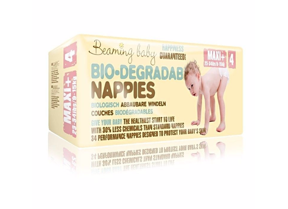 Biodegradable Nappies | Size 4 | Beaming Baby