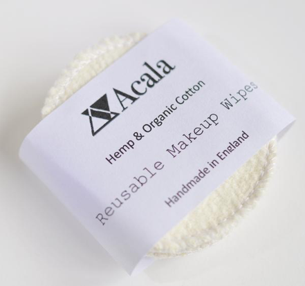Reusable Hemp and Cotton MakeUp Wipes | Acala