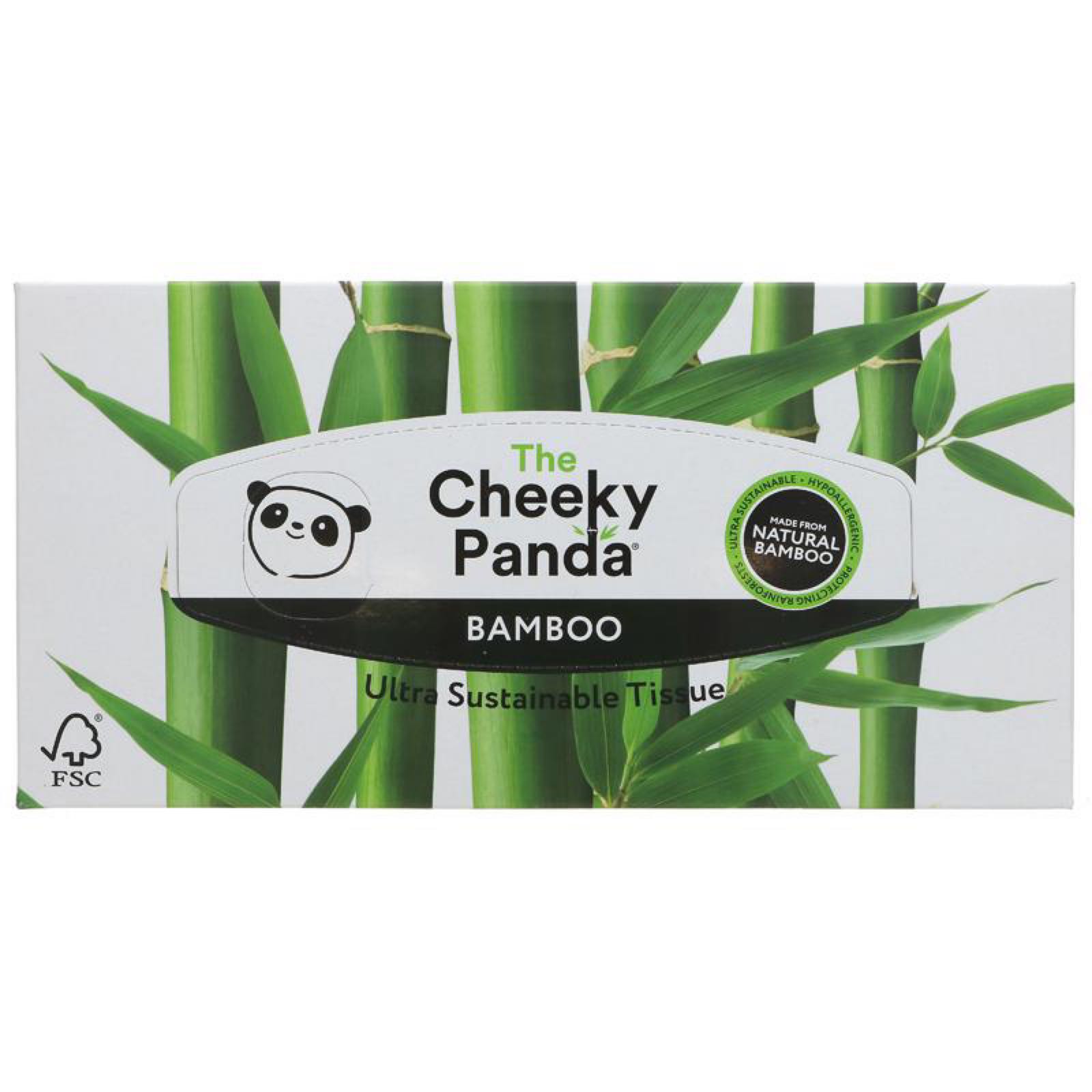 Bamboo Facial Tissue Flat Box | The Cheeky Panda