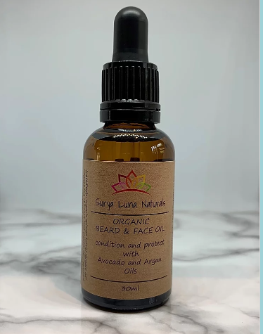 Surya Luna Naturals - Organic Face & Beard Oil 