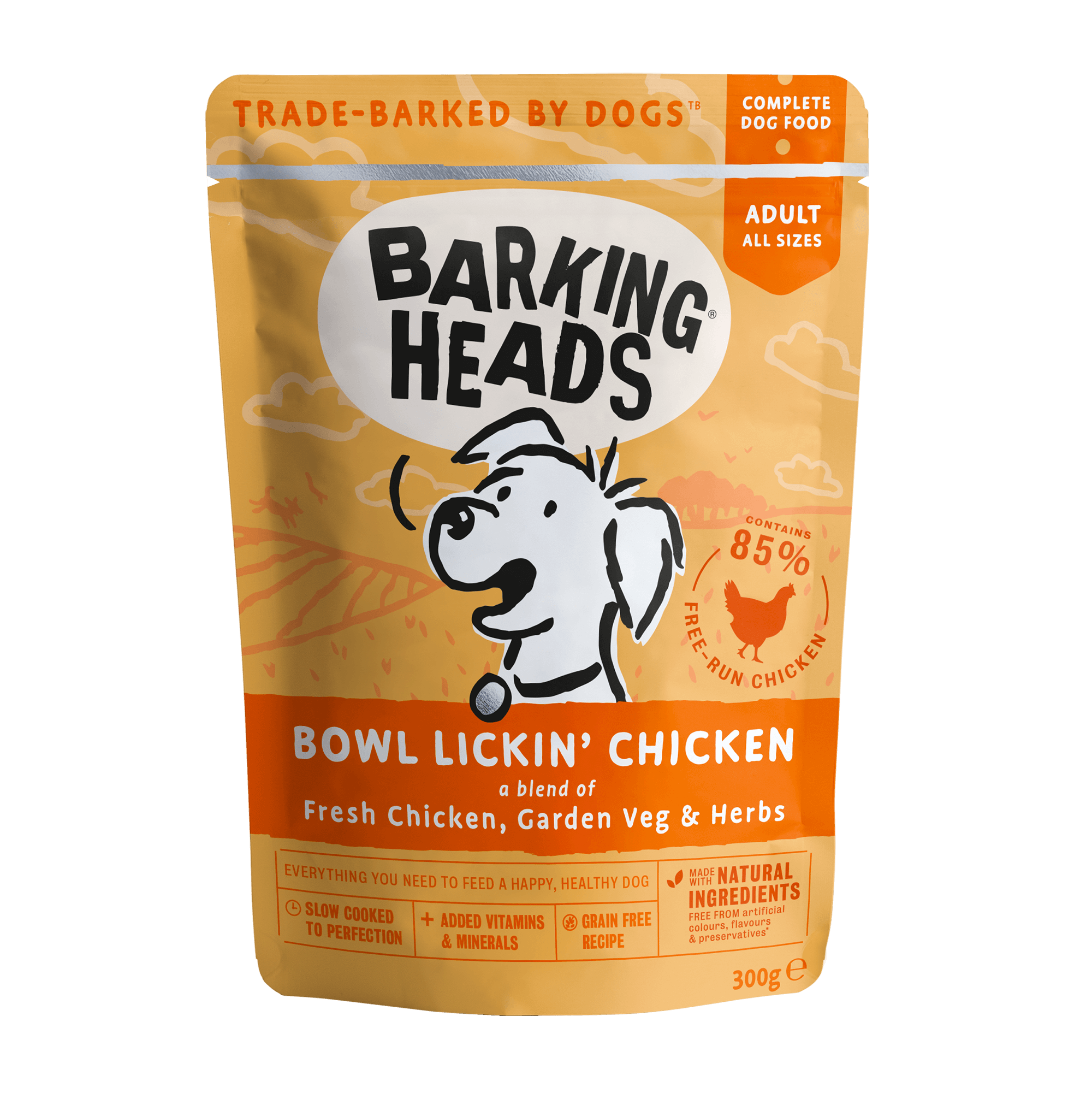 Barking Heads Bowl Lickin' Chicken Pouches