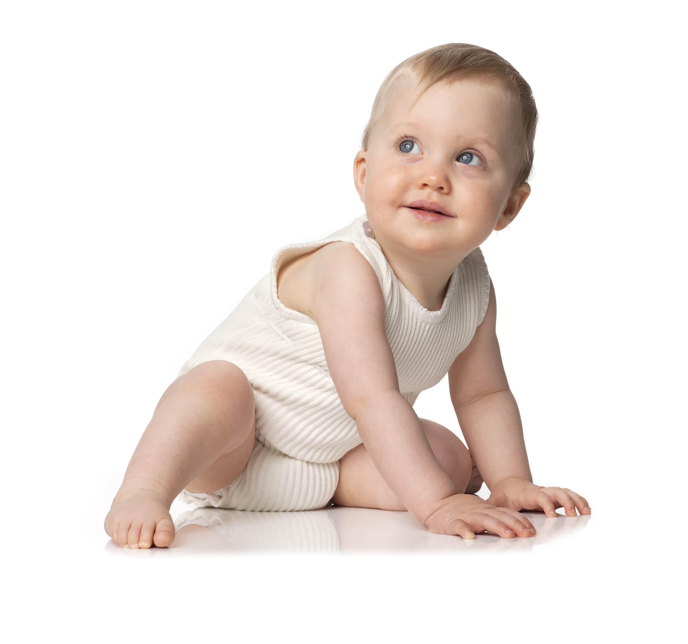 Baby Knitted Body - ivory