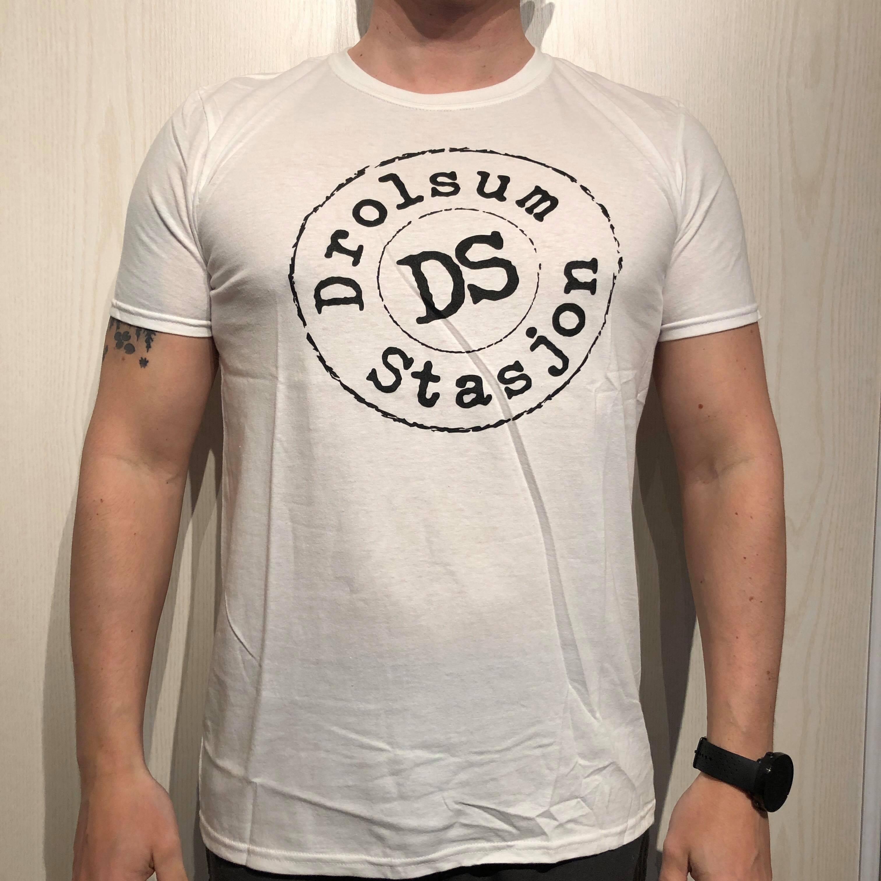 T-skjorte: DS (hvit, unisex)