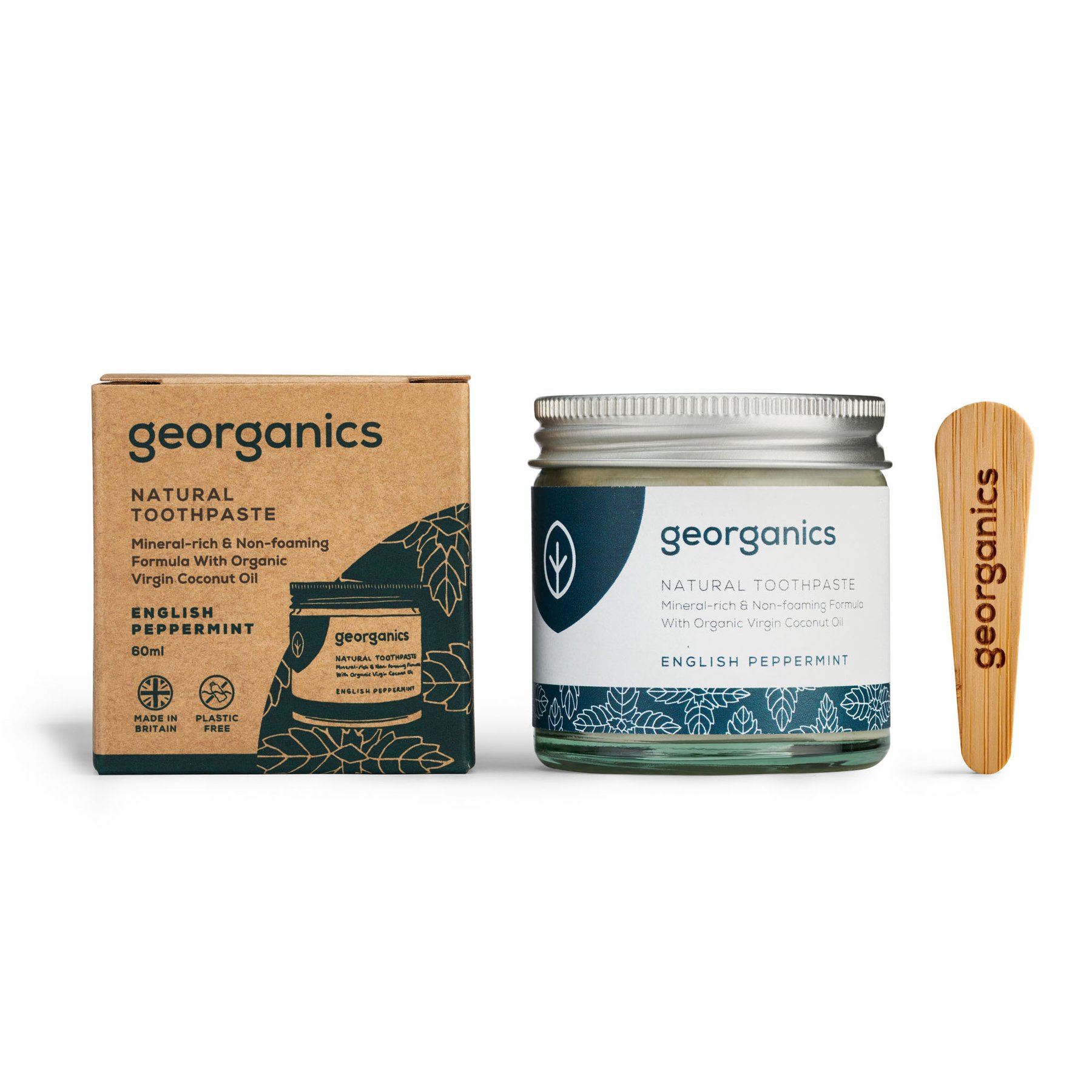 Natural Toothpaste | English Peppermint | Georganics