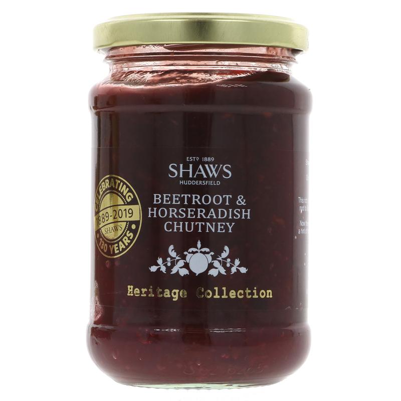 Beetroot and Horseradish Chutney | Shaws | 290g