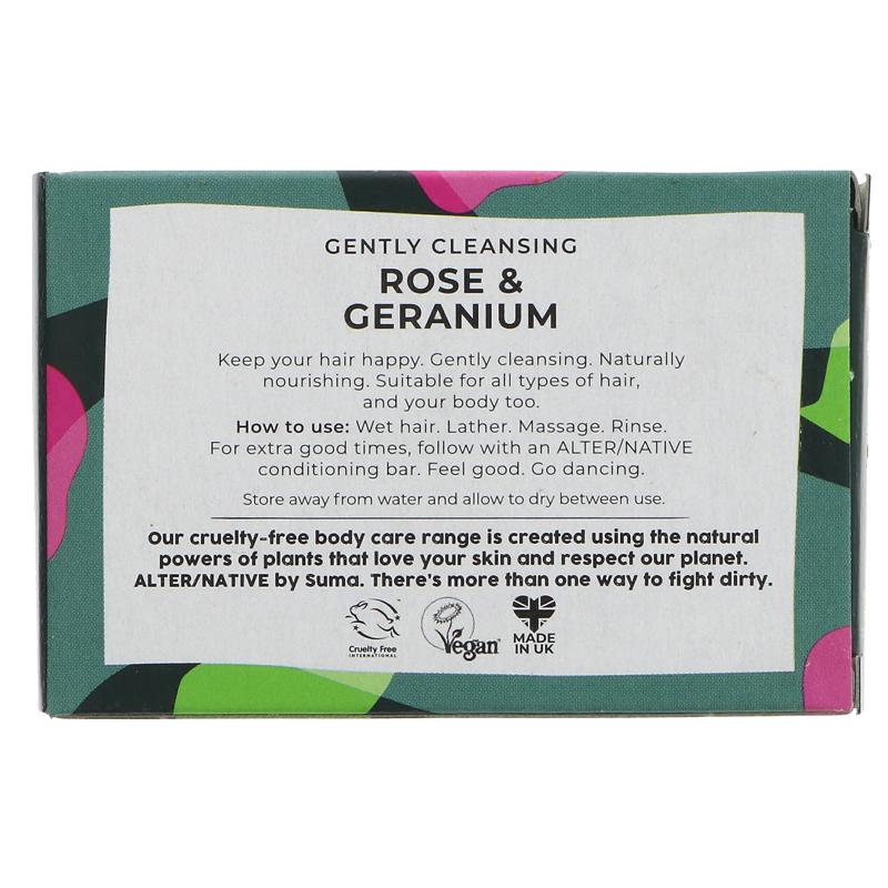 Rose & Geranium | Shampoo Bar | Alter/native