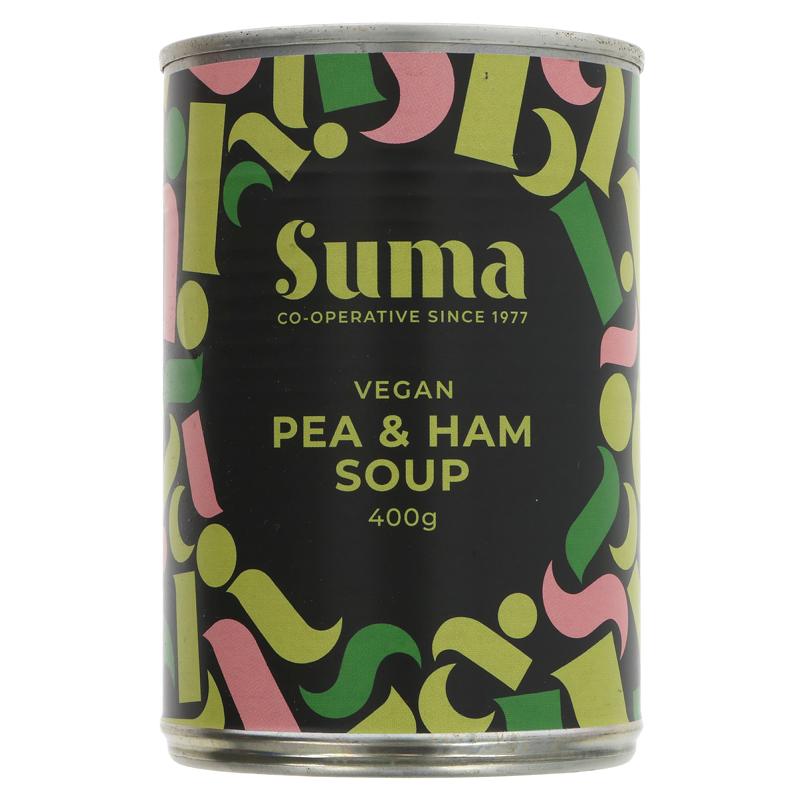 Pea & Vegan Ham Soup | Suma