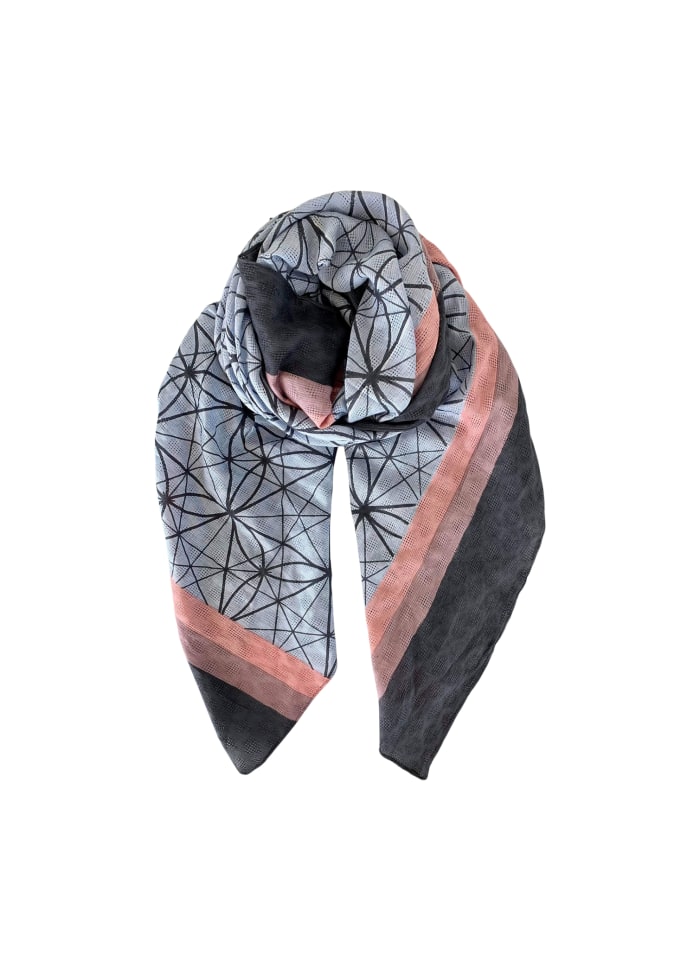 Black Colour - VIBE circle scarf