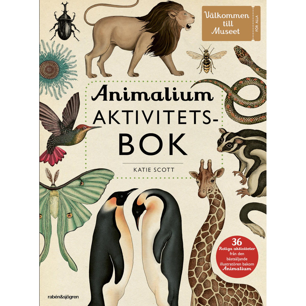 Bok - Animalium aktivitetsbok