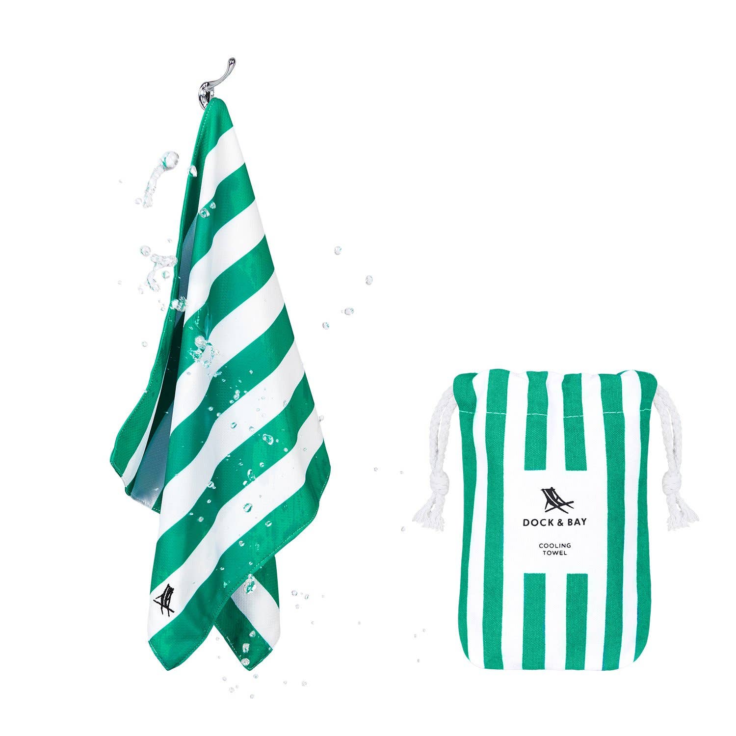 Dock & Bay - Cooling Sports Towel – Cancun Green 