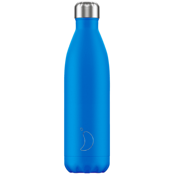 Chilly's Bottle 750ml - Neon Blue