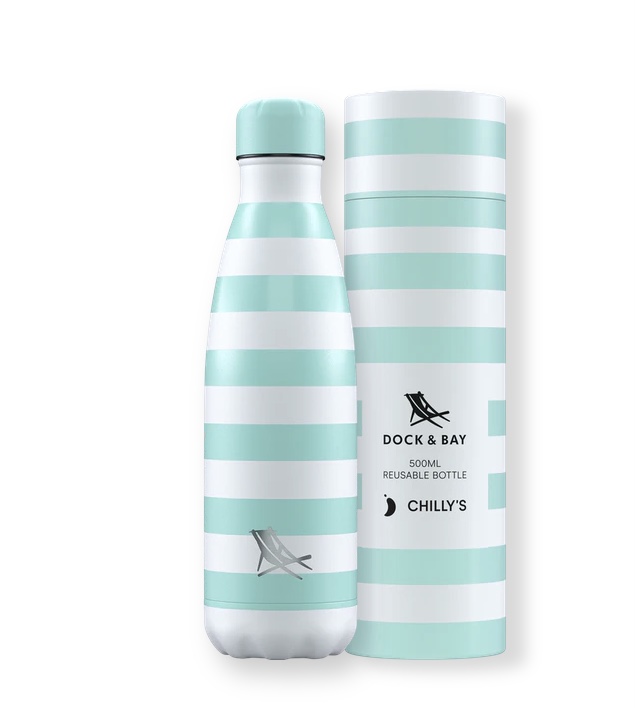 Chilly's Water Bottle 500ml Special Edition - Dock & Bay , Narrabeen Green 