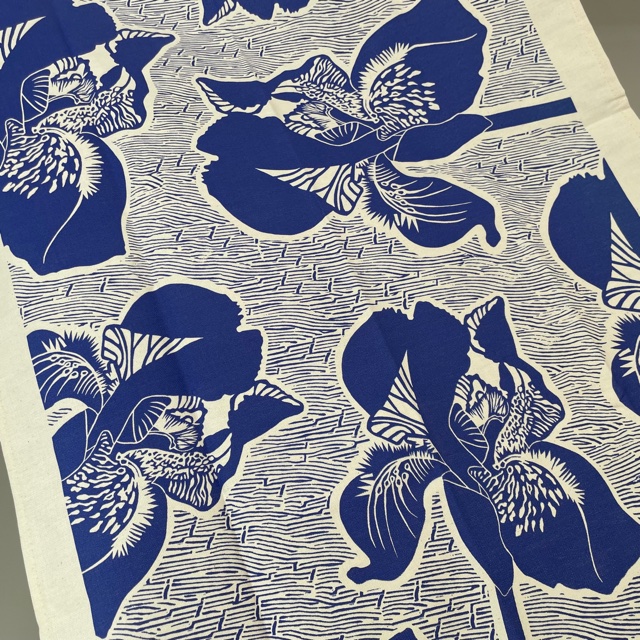 Iris Tea Towel by Studio Wald