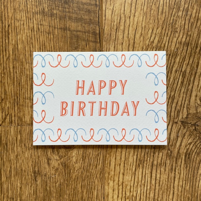Morton Birthday Card by Ariana Martin