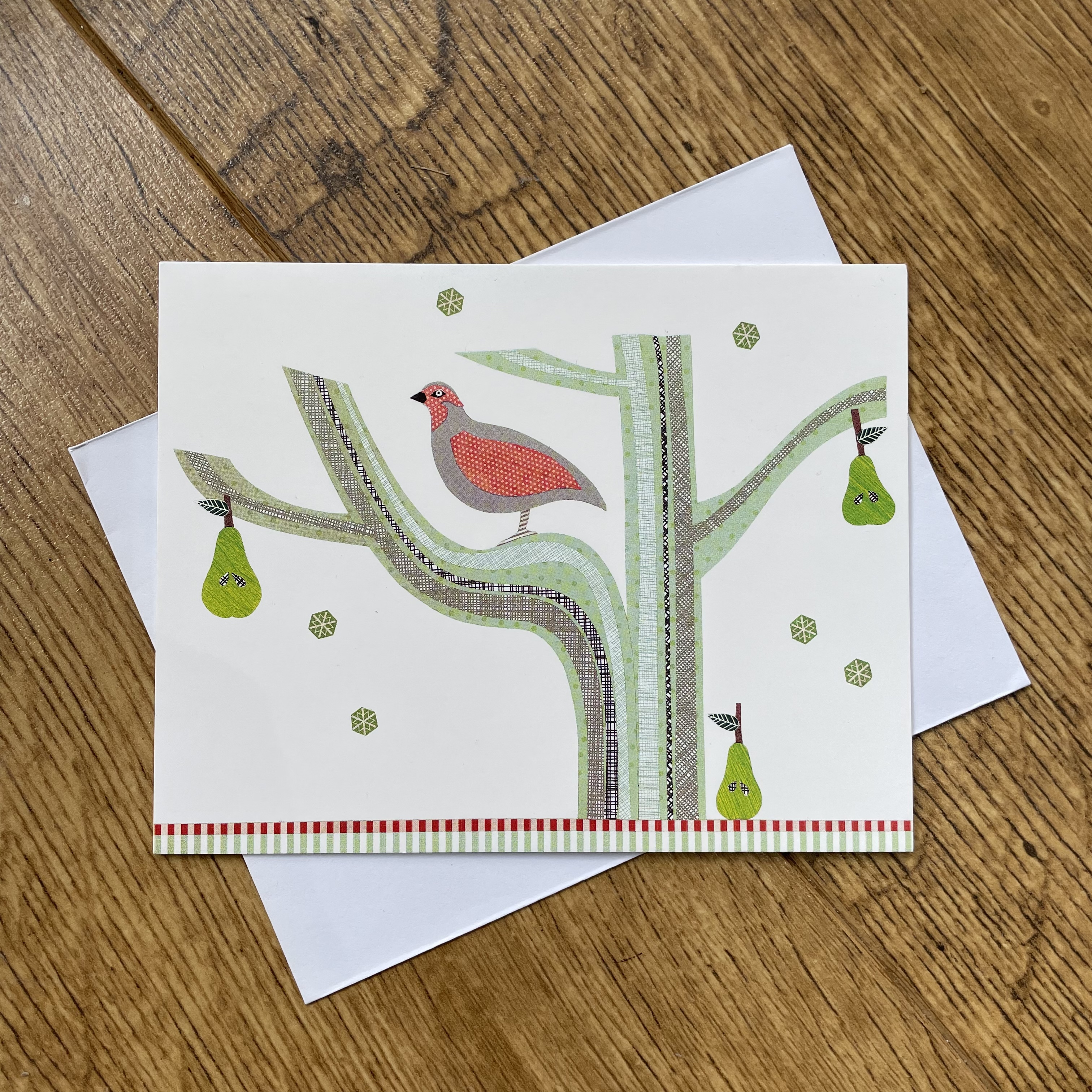 A Partridge in a Pear Tree card designed by Suzanne Potter