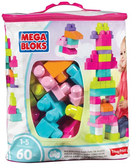 Mega Bloks Big Building Bag Pink