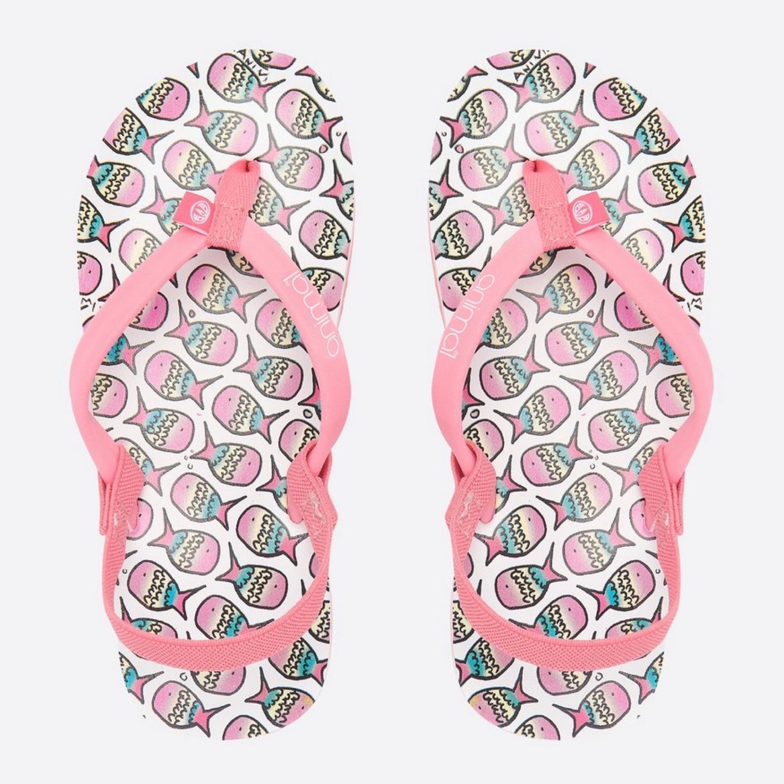 childrens animal flip flops