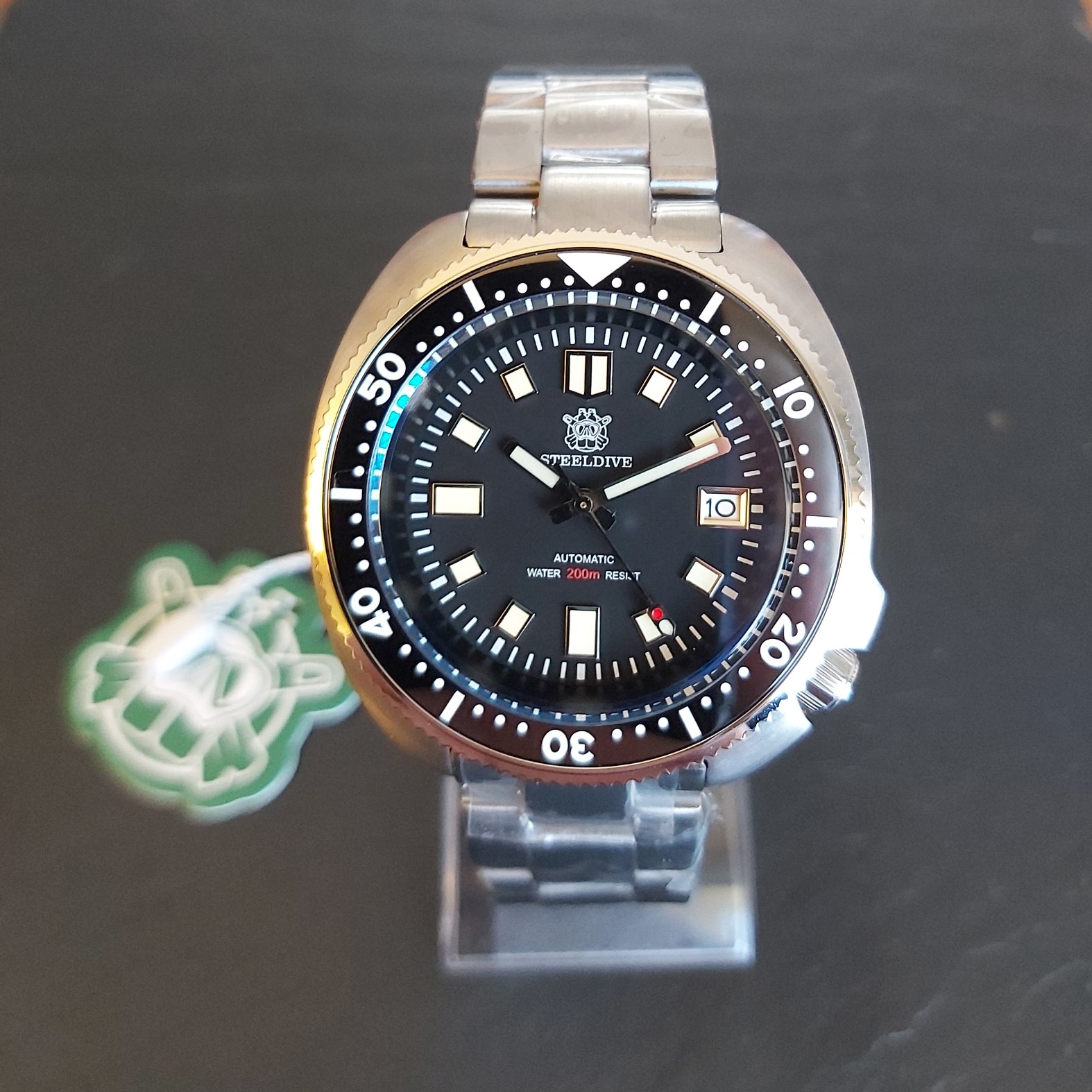 SteelDive SD1970 Diver's Watch - The NEW 2021 Version Cpt Willard 6105 "TURTLE" Homage
