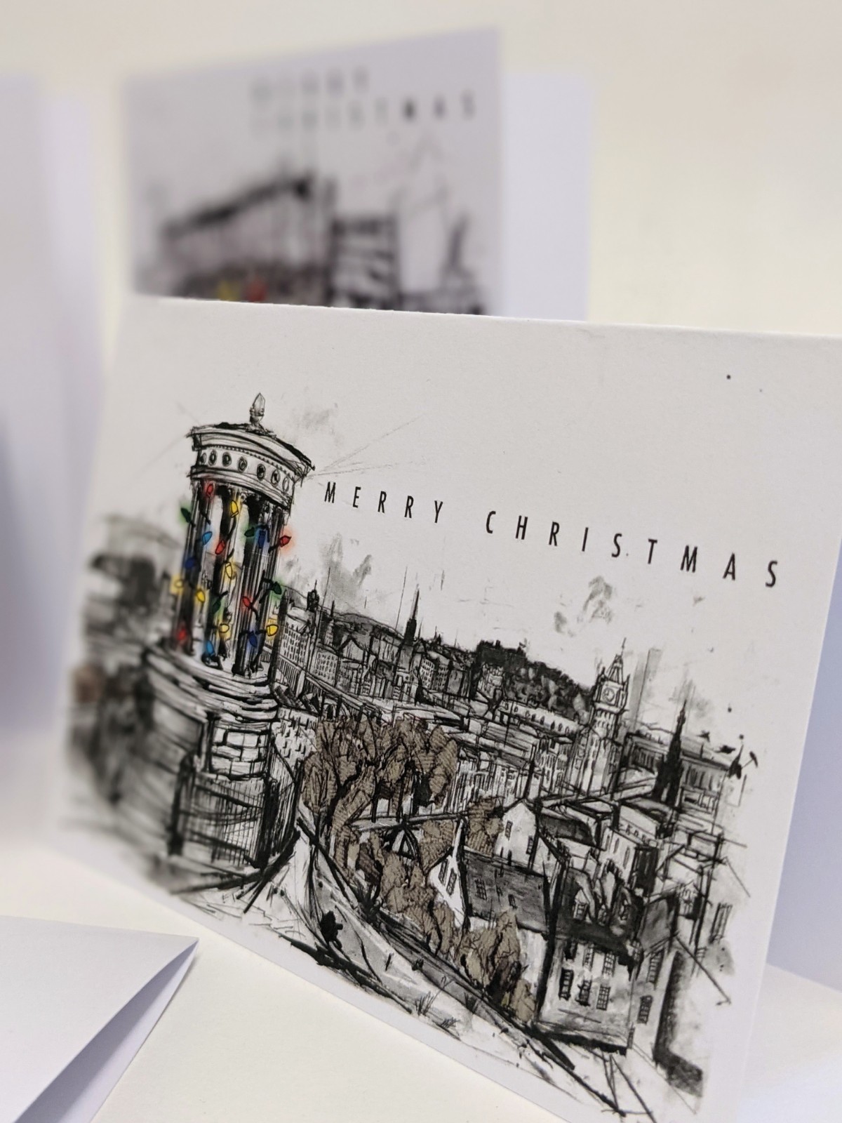 Christmas Card Pack of 5 Edinburgh 