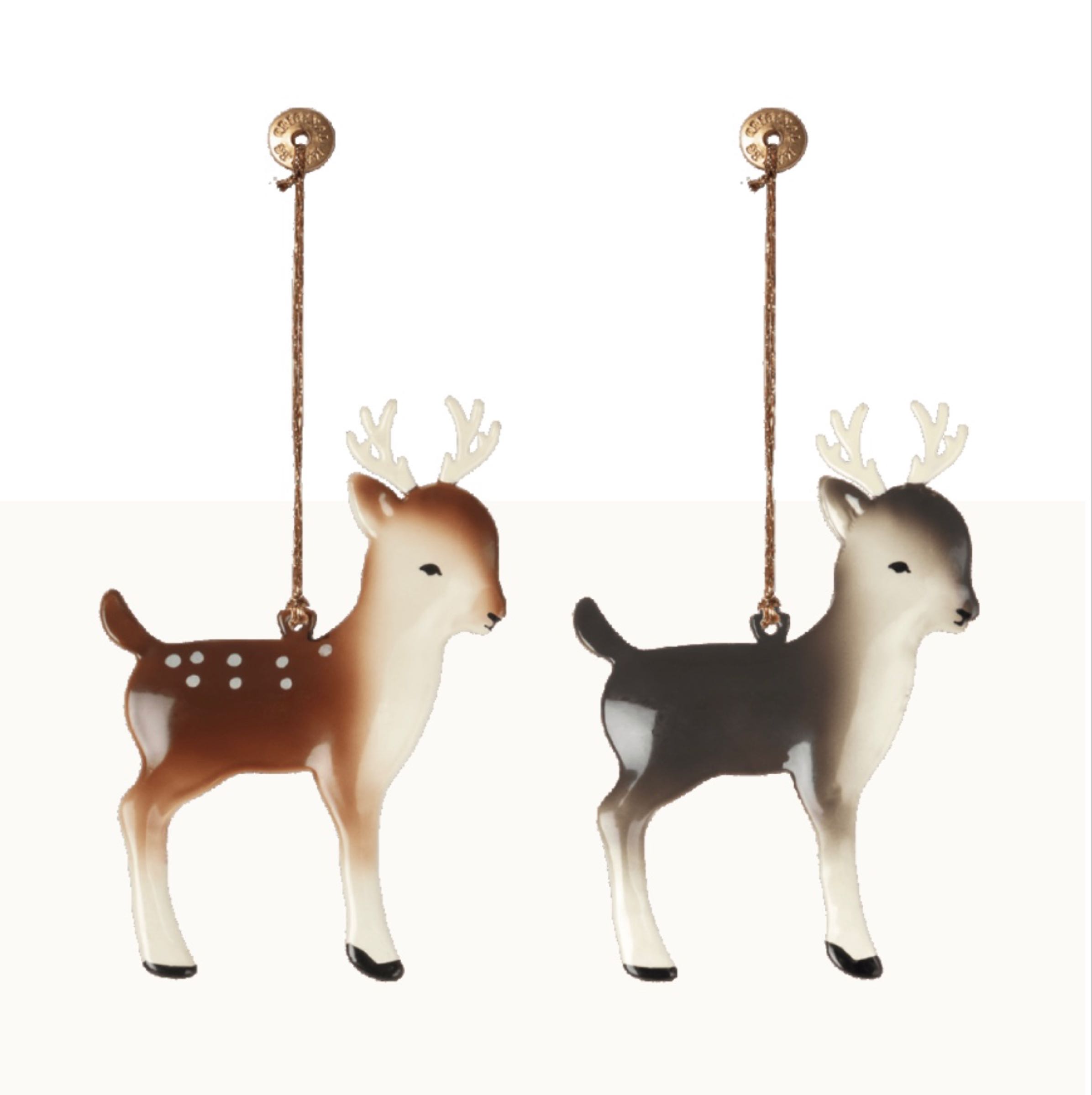 Maileg, metallinen joulukuusen koriste, bambi