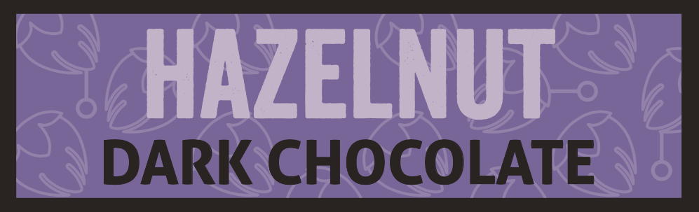 Dark chocolate with hazelnut