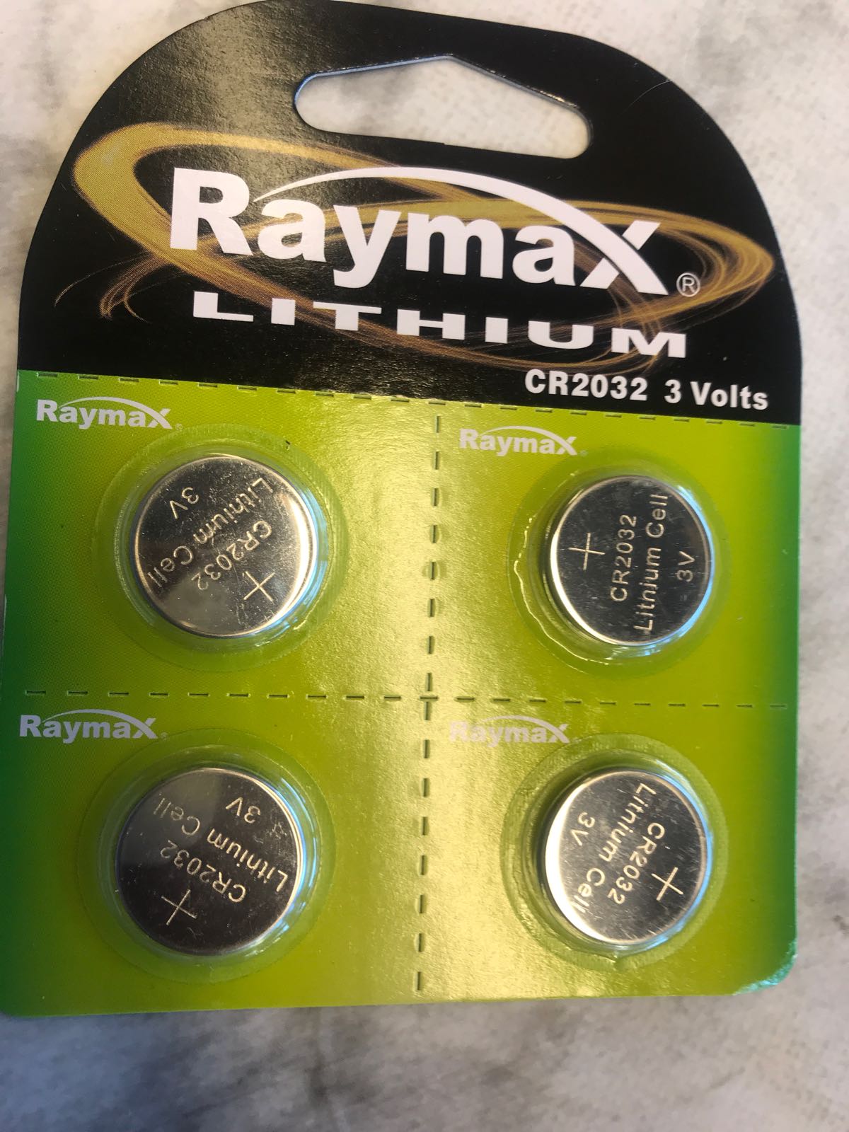 Batterier knappcell 4-pack/CR2032- 3 V