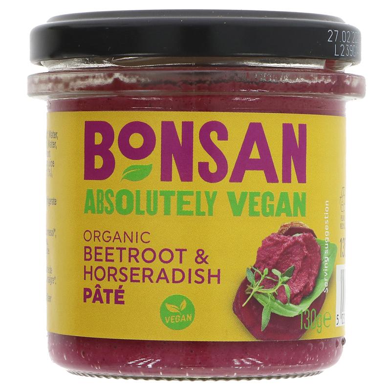 Bonsan Beetroot & Horseradish Pate