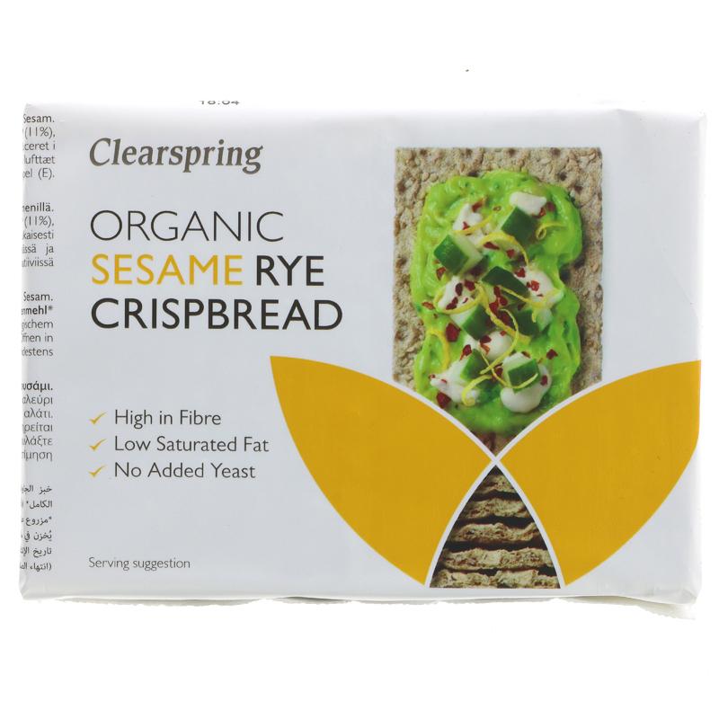 Clearspring Sesame Rye Crispbread