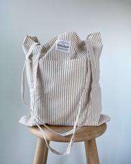 Knit to Go Tote Bag - Hazel stripe, PetiteKnit