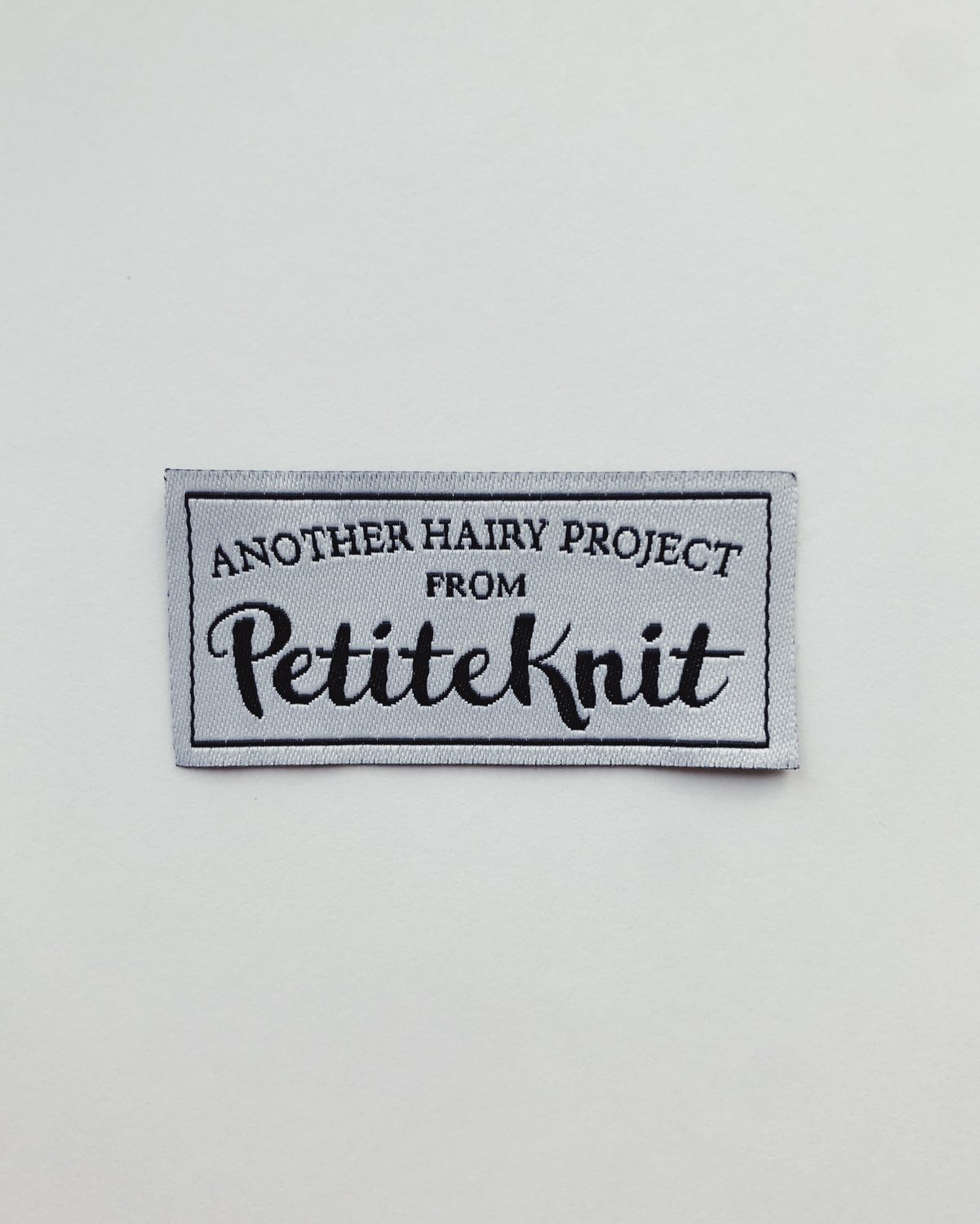 Label "Another hairy project"