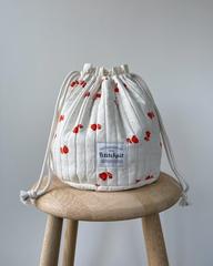 Get Your Knit Together Bag - orange floral, PetiteKnit
