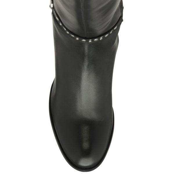 Ravel Roxburgh Black Leather Knee Boot 