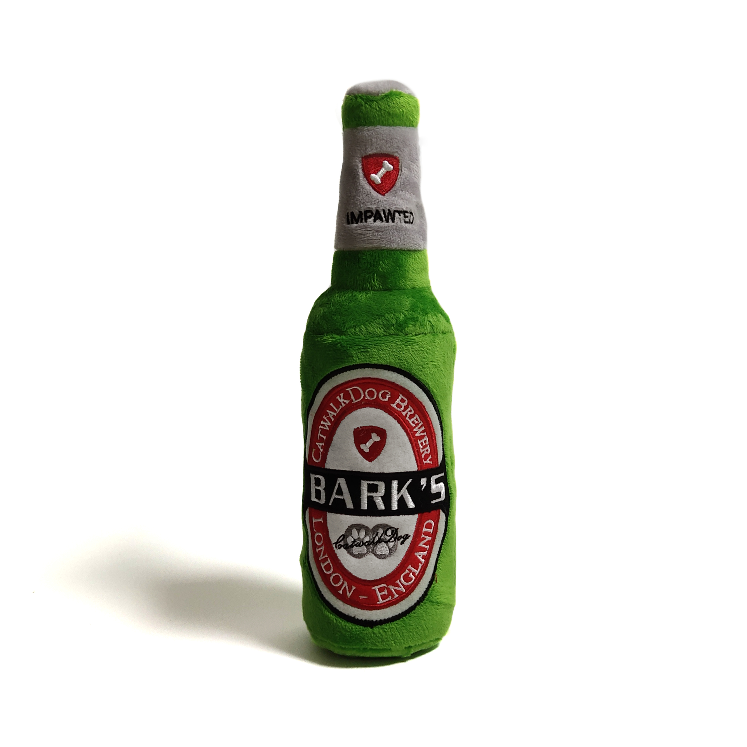 Bark’s beer plush