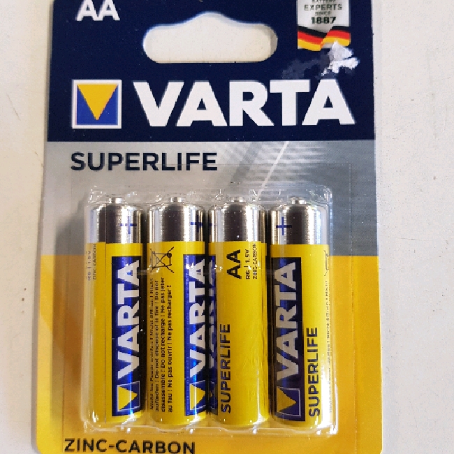 Batterier AA 4-pack Varta superlife