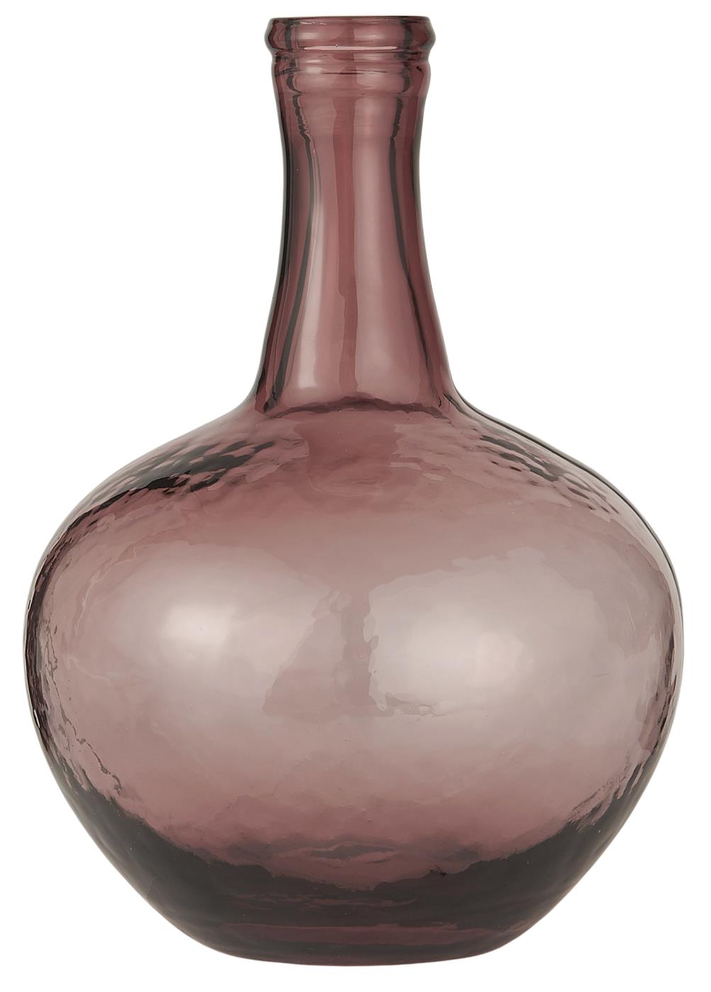 Glasflaska ballong mörkrosa/Lila IB Laursen