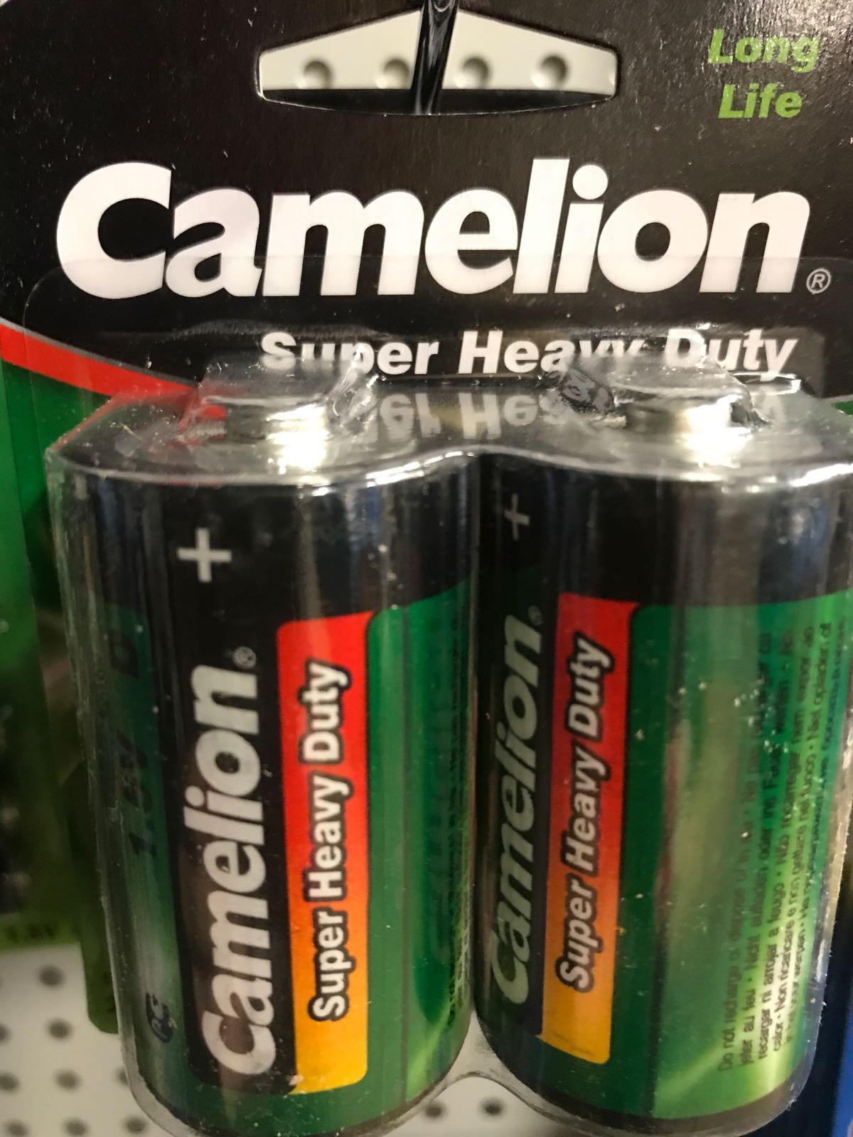 Batteri 2-pack 1,5 V `D`