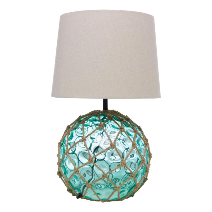 Glass Buoy Table Lamp Clear