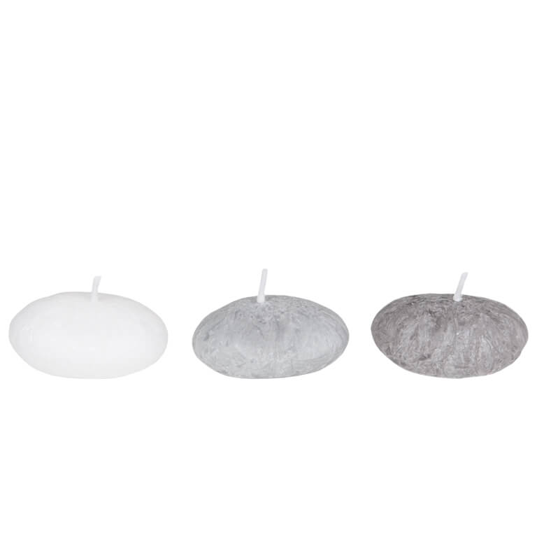 Stone Candles 3 Pack