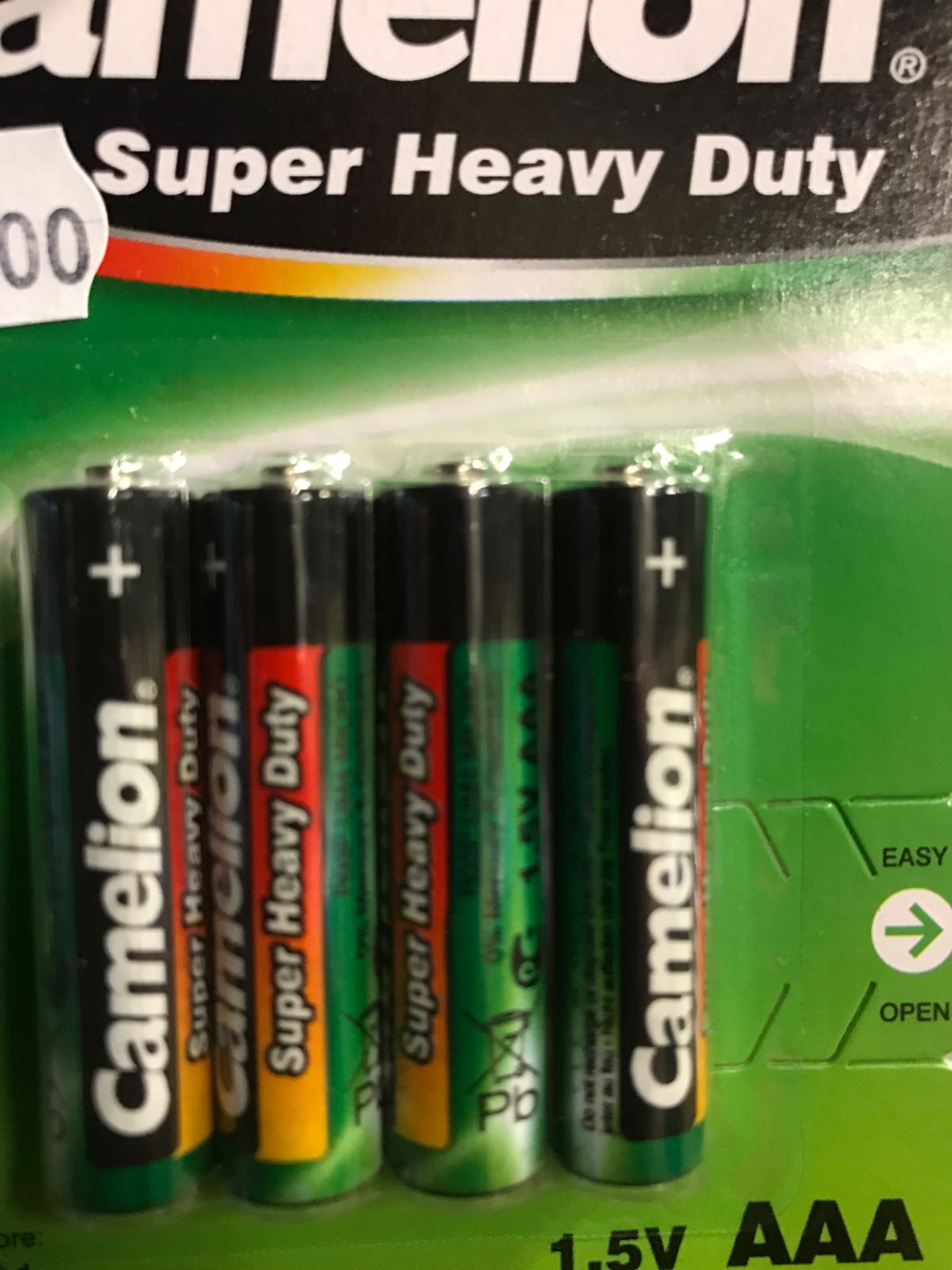 Batteri 4-pack 1,5 V Camelion AAA