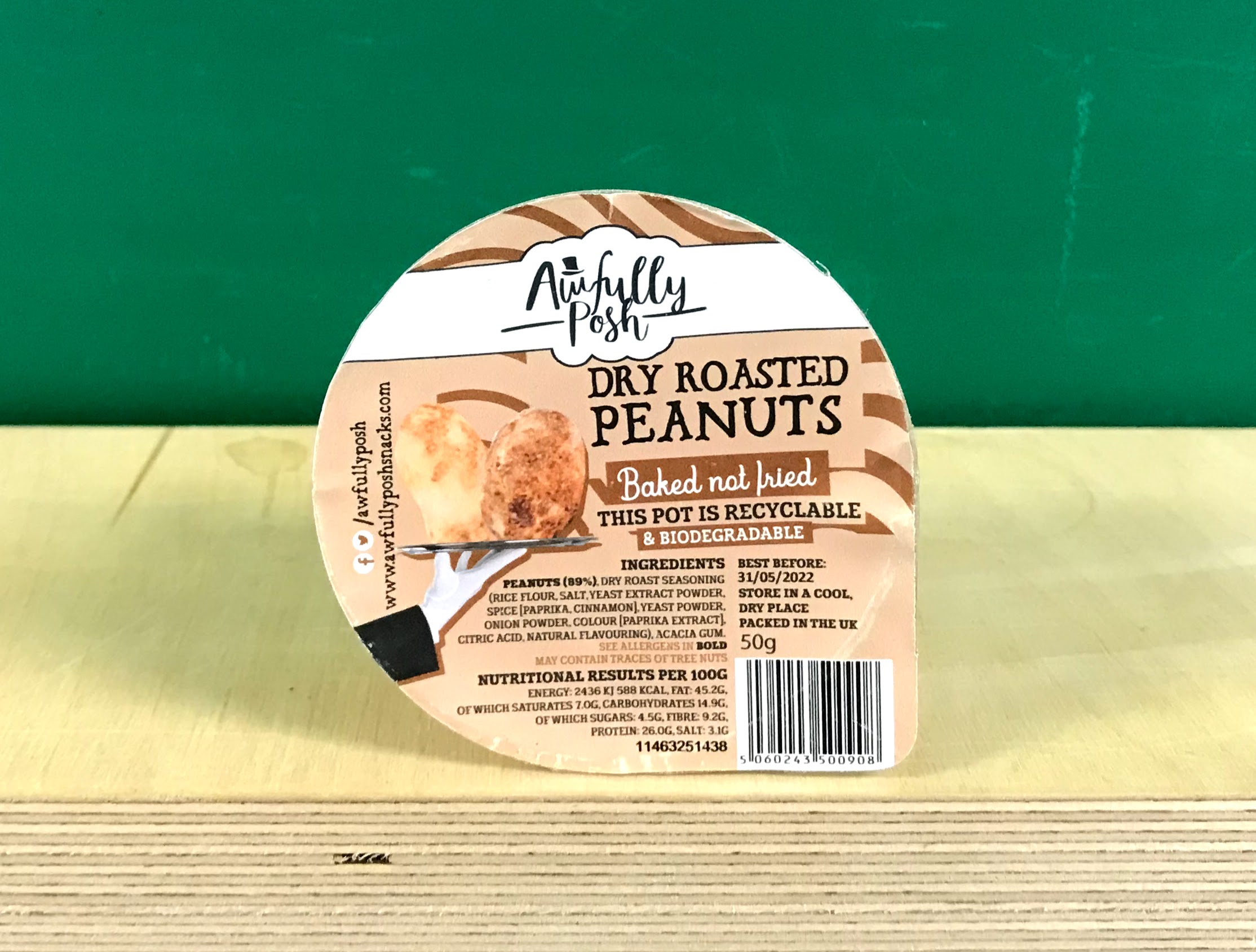 Awfully Posh Dry Roasted Peanuts