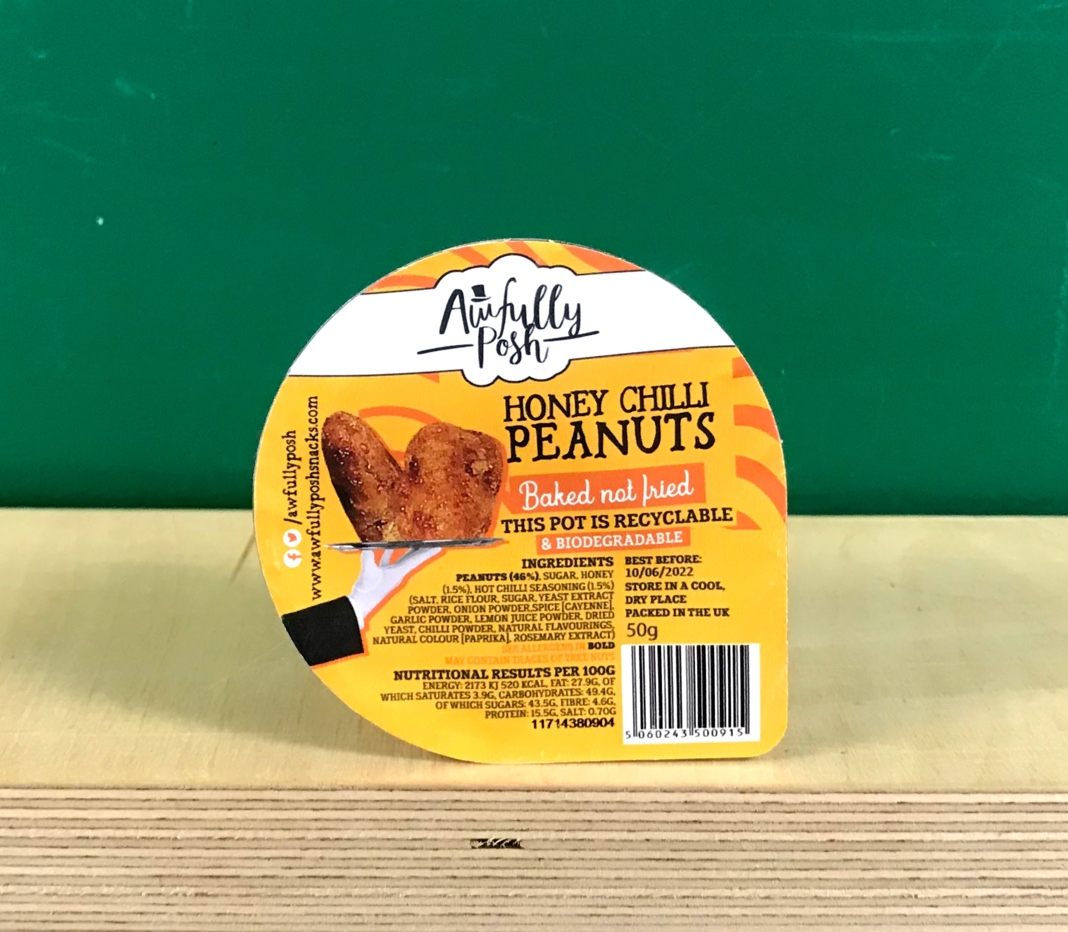 Awfully Posh Honey Chilli Peanuts