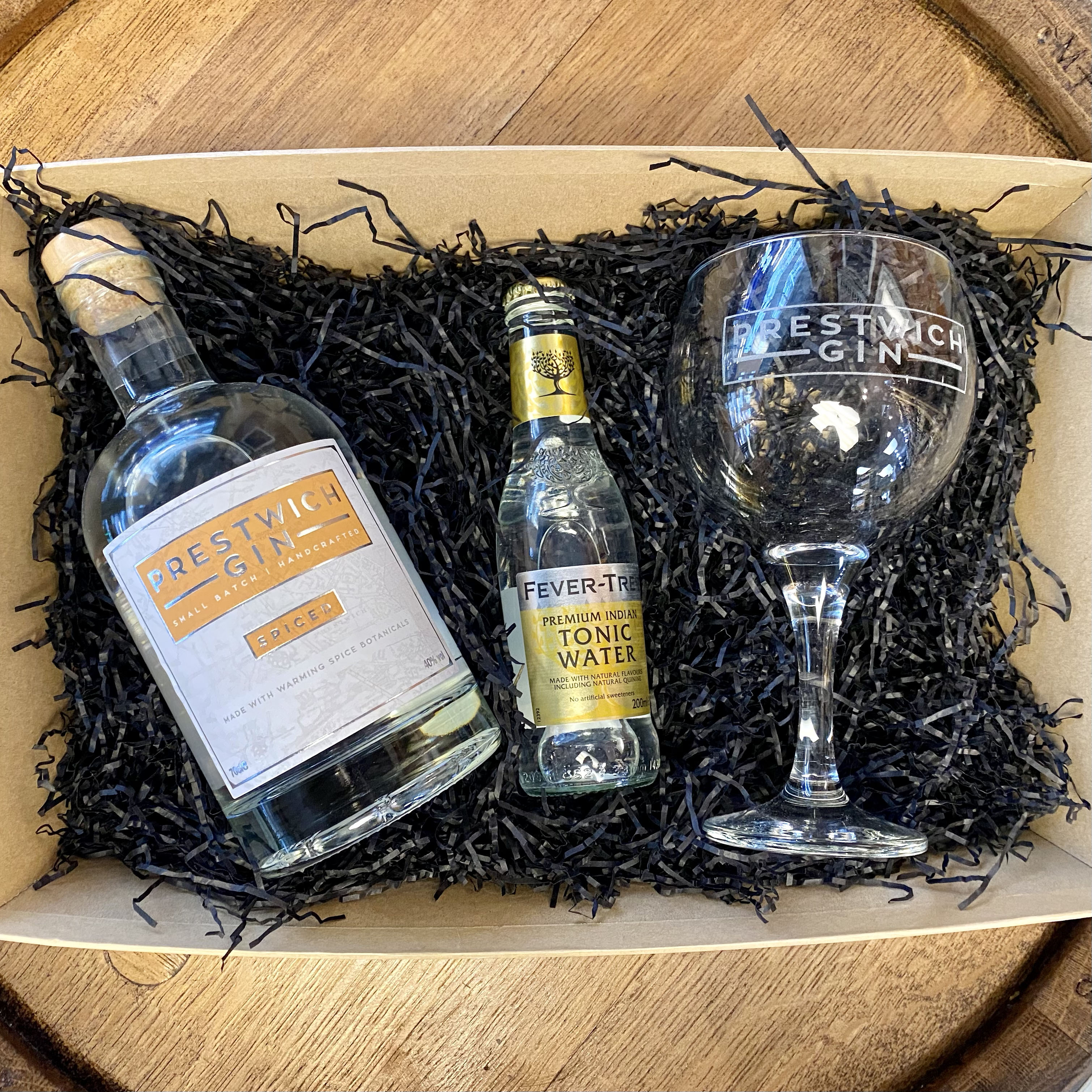 Prestwich Spiced Gin & Tonic Hamper with Glass