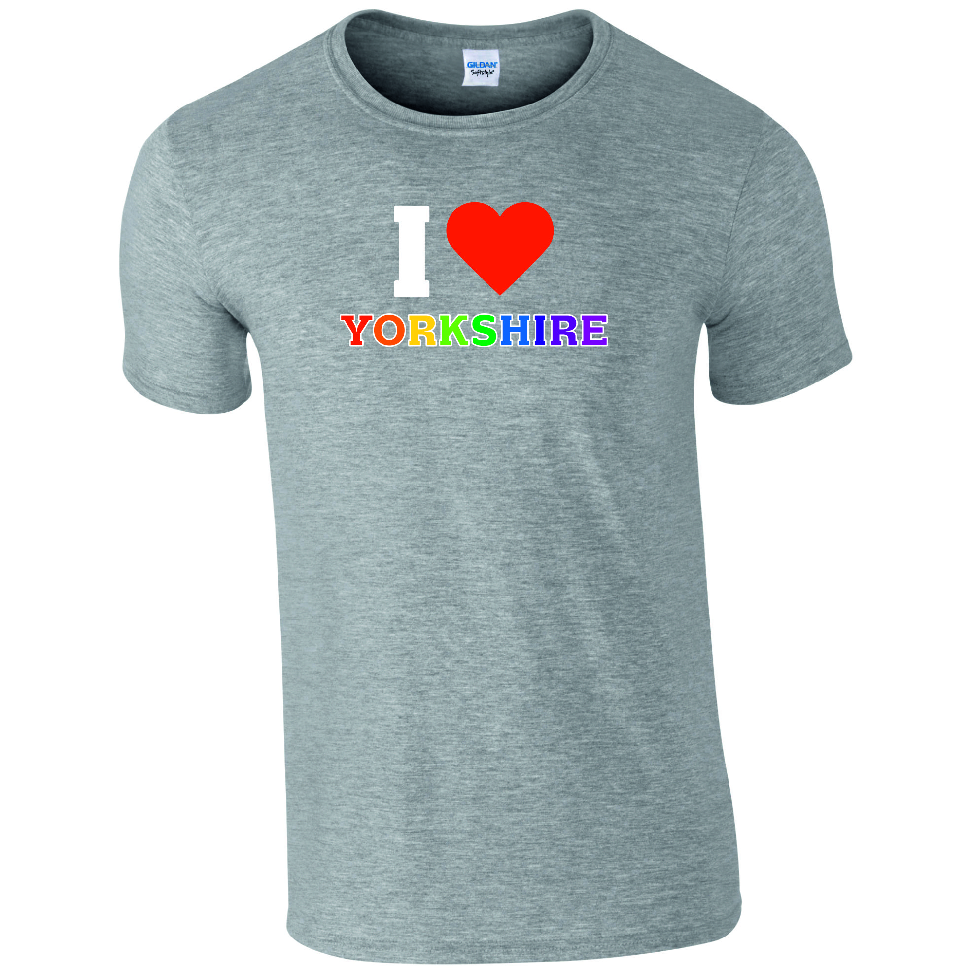 I Love Yorkshire Rainbow Tee