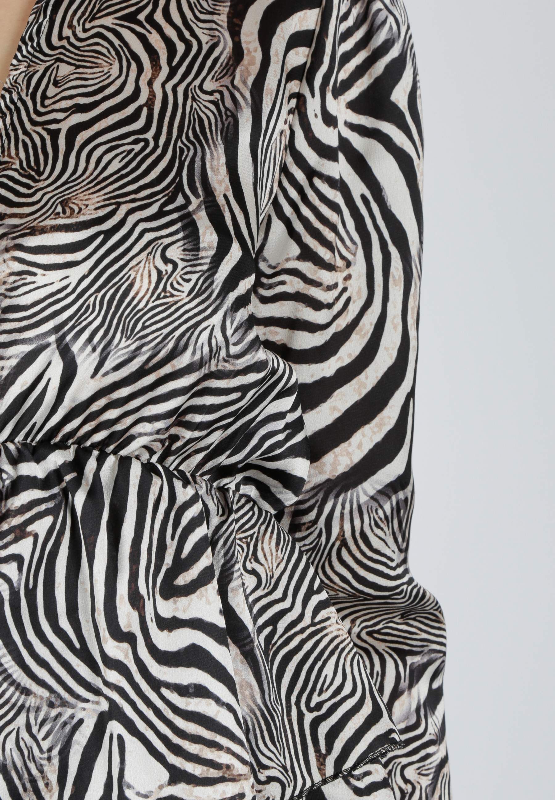 MiaZAYA Zebra Kleid Volants