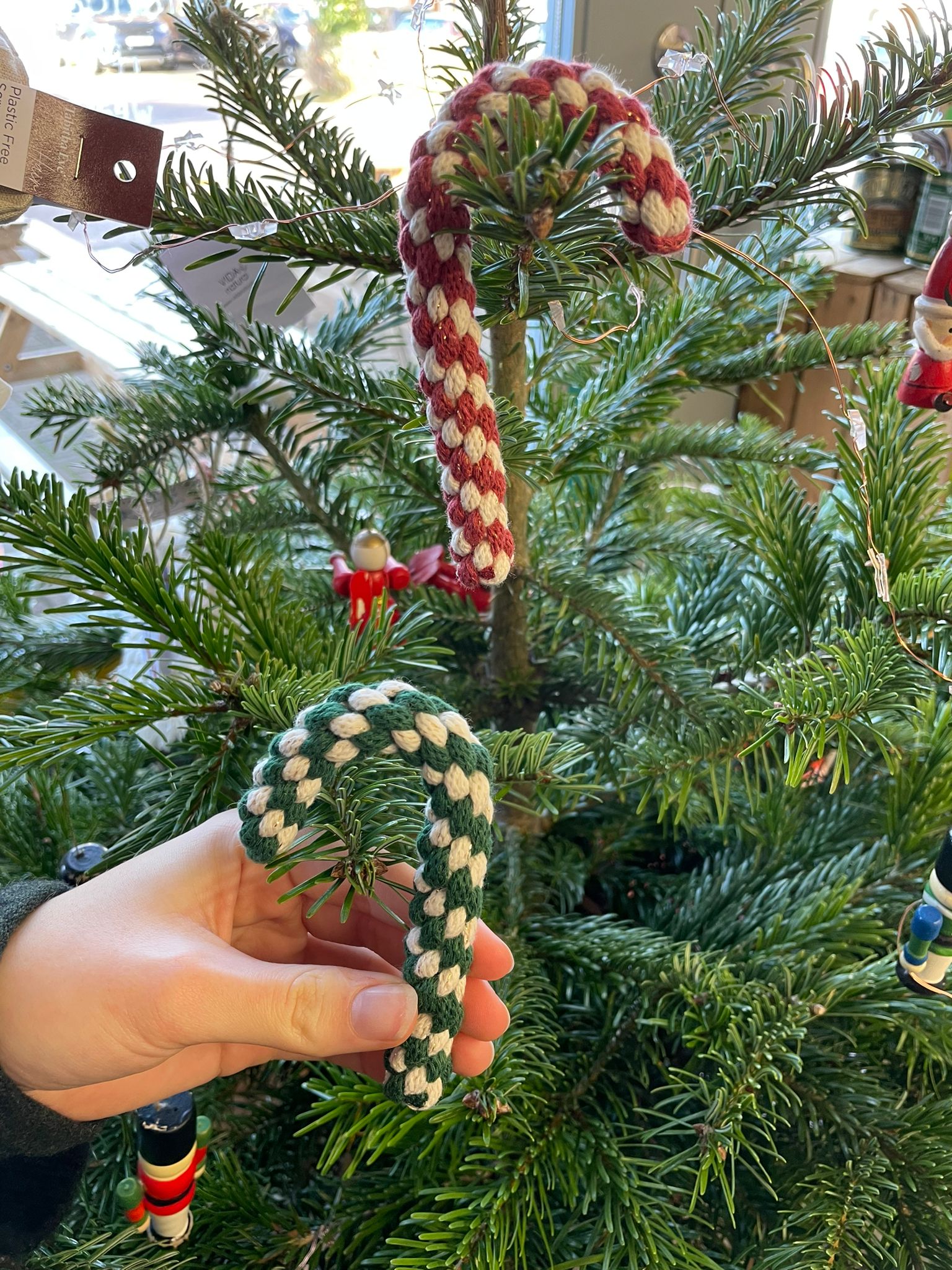 Candy Cane Christmas Tree Ornament
