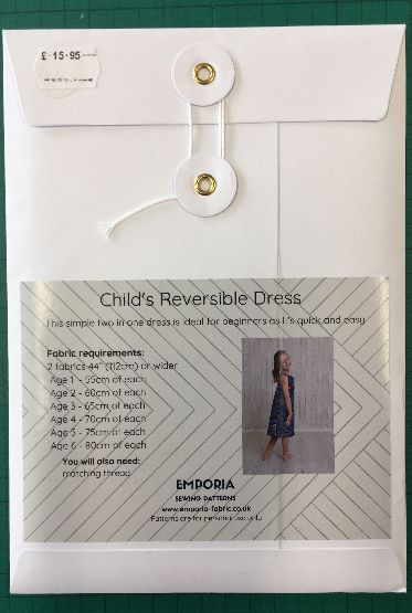 Child's Reversible Dress Pattern - by Emporia
